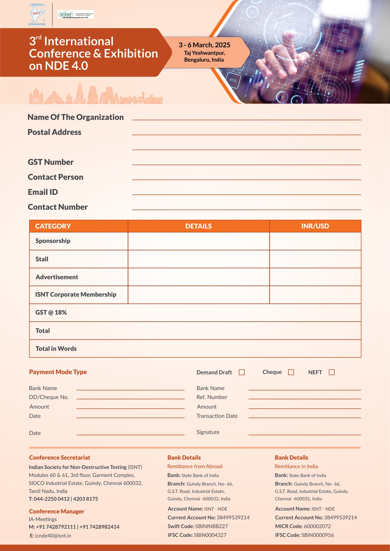 Booking Form